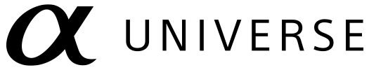 Alpha Universe Logo Alpha Universe Logo
